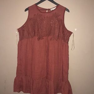 Umgee Brand Tank Dress